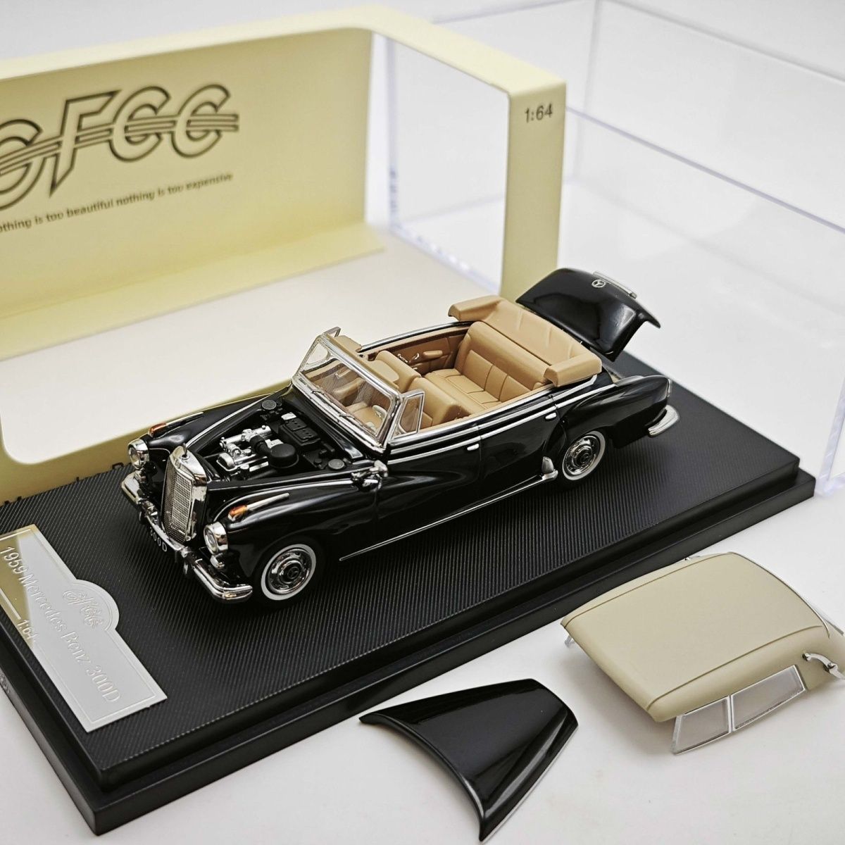 

GFCC 1:64 Benzs 300D 1959 Alloy Car Diecasts & Toy Vehicles Car Model Miniature Scale Model Car Toys For Children