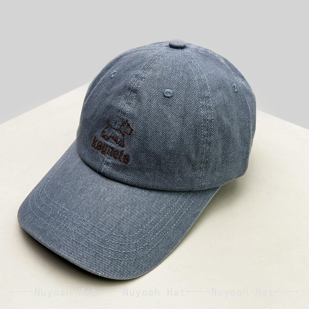 Baseball Letterings Alphabet Puppy Stitched Stitching Embroidered Cute School Old Vintage Women  Men Her Him For Fresh Caps Peaked Hats Sunshade