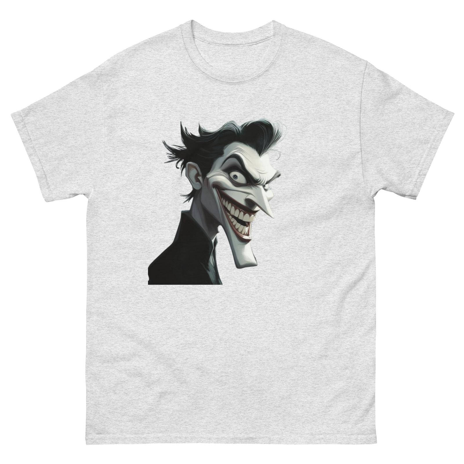 Custom Joker Tee, DC Comics Supervillain, Dramatic Joker Portrait T-shirt S разноцветный