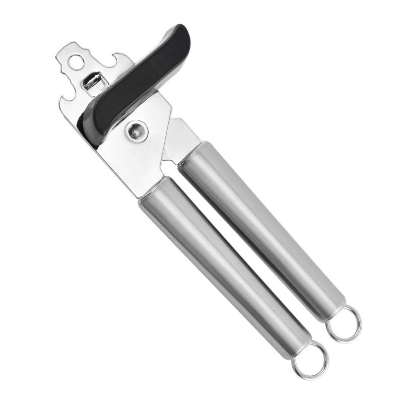 Professional Stainless Steel Tin Can Opener Multifunctional Side Cut Kitchen Tool Beer Bottle Opener