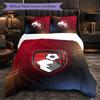 Set Biancheria da Letto Bournemouth Football 3 Pezzi Morbido Set Copripiumino con Federe Set Decorazione Camera da Letto per la Casa