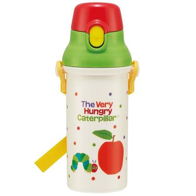 Skater Plastic Water Bottle 480ml One Push Antibacterial Child Friendly Lightweight Antibacterial Treatment Made In Japan The Very Hungry Caterpillar