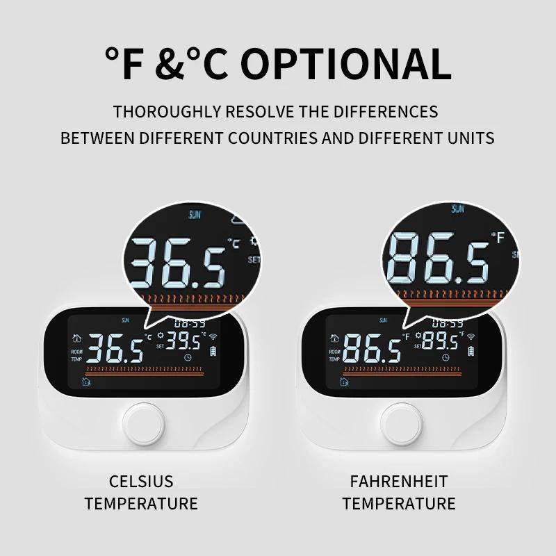 Tuya Smart Wifi Termostat de încălzire Termostat de încălzire pentru cazan pe gaz fără fir APP Telecomanda controler programabil de temperatură