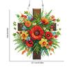 Cross Flower 2D Flat DIY Special Shape Rhinestone Diamond Art Window Pendants Diamond Painting Set Home Wall Decoration Crafts