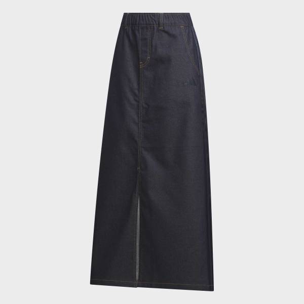 Adidas Stadium Chrome Denim Loose Fit Skirt Kf8216