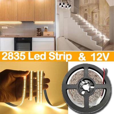 5/2m Helle S-Form Zickzack LED-Streifen Faltbares Buchstabenzeichen Logo Flexibles Band 120 LEDs/m 12V 24V 6MM 3000k 4000k 6000k 10000k