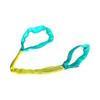 Flexible Double Ring Buckle Lifting Sling: 2t, 3t, 5t Capacity for Industrial Crane Handling.