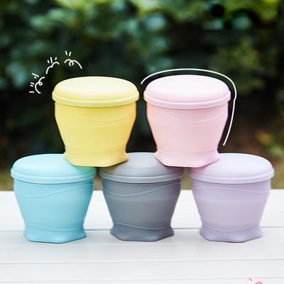 180ml Faltbarer Silikonbecher Zusammenfaltbare Reise-Wasserflasche Babysicher Auslaufsicher Hitzebeständig Für Camping Wandern Rucksackreisen Reiseutensilien