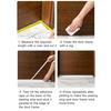 Door Bottom Sealing Strip Wear-Resistant Good Flexibility 3mm Thick PVC Adhesive Door Sweep
