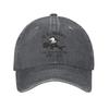 Felixing US Navy VF-31 Cat Baseball Caps Vintage Distressed Denim The Mig Hunter Sun Cap Outdoor Travel Adjustable Hat