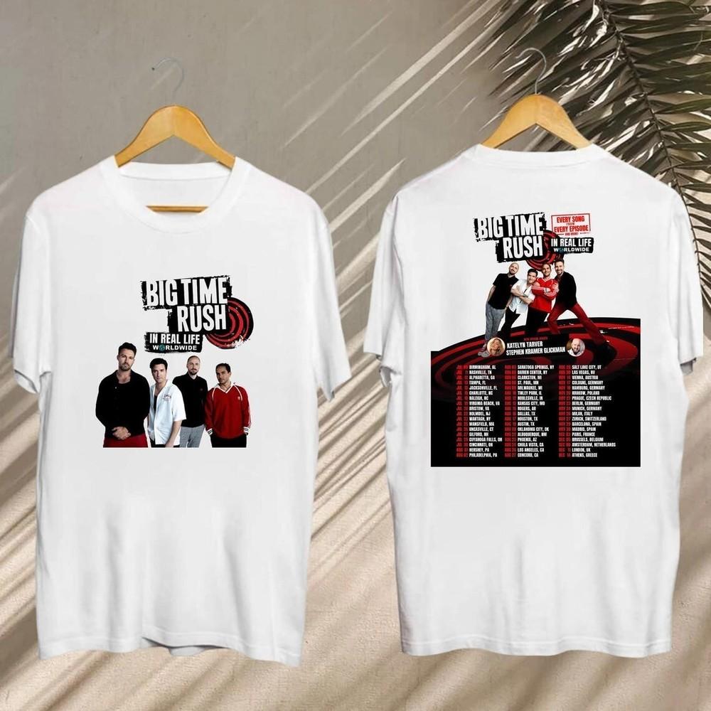 Big Time Rush In Real Life Worldwide Tour 2025 Shirt Big Time Rush 2025 Concert Unisex T-Shirt S