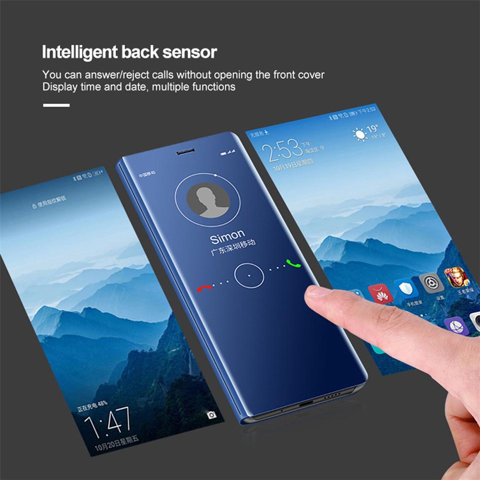 Buy Mirror Flip Case For Xiaomi Redmi Note 9s Pro 8T 10 8A