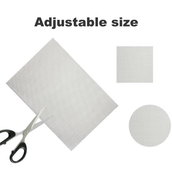 4 adet tel örgü elek üniforma dokuma istikrarlı yapılar çok amaçlı paslanmaz çelik kare fareleri önlemek Metal örgü ev kullanımı