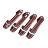 ABS Imitate Carbon Fiber Smart Door Handle Cover For Subaru Crosstrek -2024