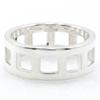 Gucci Open Square Ring Silver925 #6.2(US Size) 4.4g Women Used