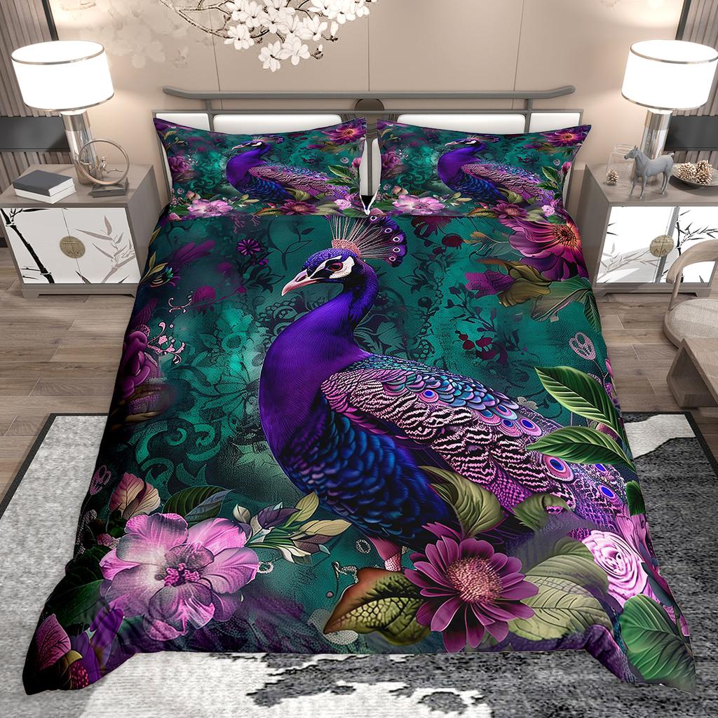 Homewish Chic Dragonfly Butterfly Bee Duvet Cover Set Wild Insect Animal Bed Set Animal Theme Quilt Cover Set