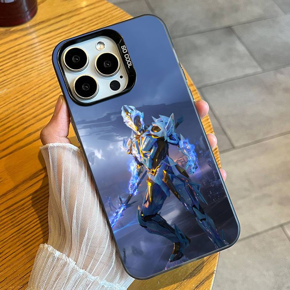 Game W-Warframe High-definition Printing Phone Case For iPhone 16 17 15 14 12 13 Pro Max Black Color Shockproof Cover