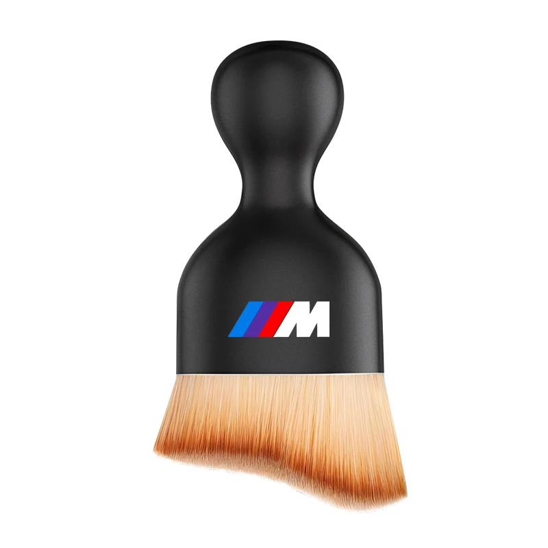 

1PCS Car Interior Cleaning Brush Air Outlet Cleaning Car Soft Brush For BMW Performance M Power M3 M5 E46 E39 E36 E34 E30 E90 чорний