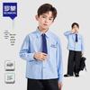 blue striped tie shirt