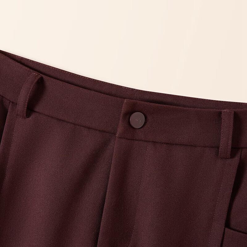 Women's Solid Straight-Leg Commuter Trousers