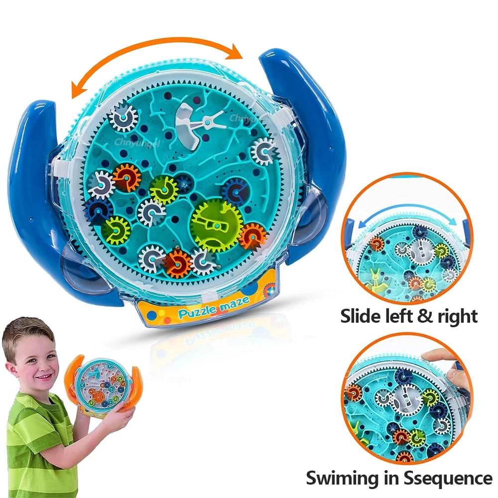 3D Kugel Balance Puzzle Spielzeug Gedächtnis Sequentielles Labyrinth Spiel Montessori Lernspielzeug Geburtstags- Weihnachtsgeschenke für Kinder Mädchen Jungen