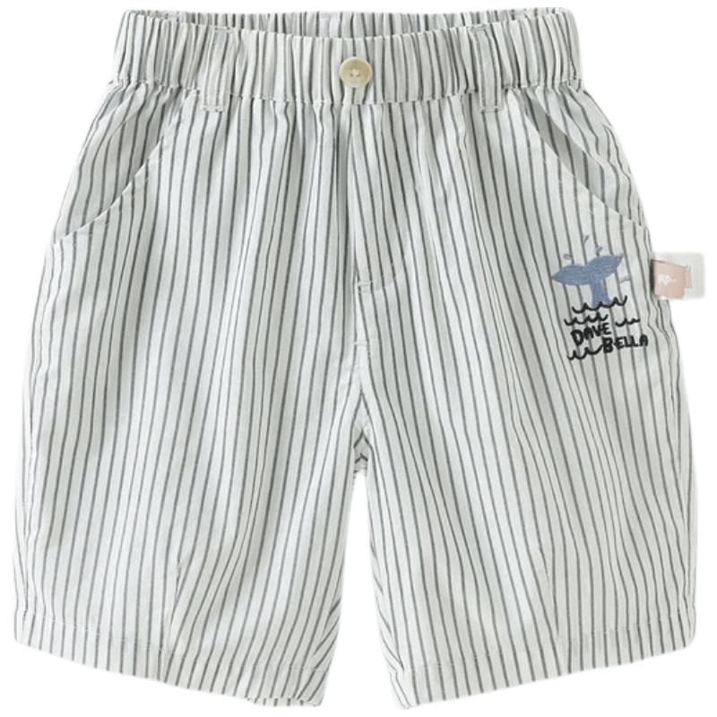 Davidbella Boys' Striped Casual Shorts