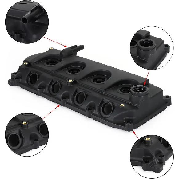 13264-VM00A Engine Valve Cover with Gaskets Oil Cap Bolts Car Rocker Valve Cover 13264-VM00A fits for Nissan Navara D22 D40 YD25