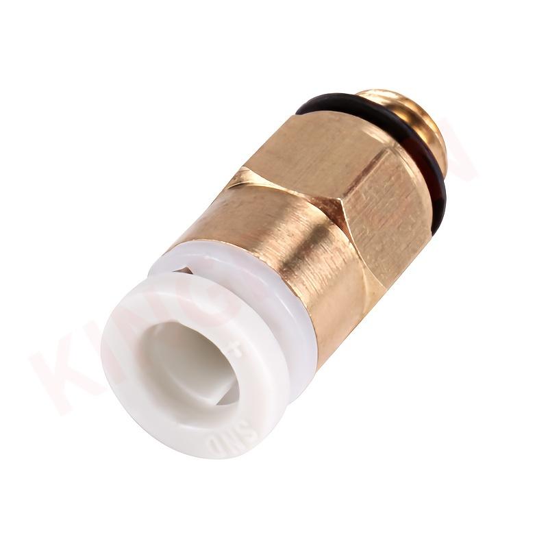 10 pezzi / 20 pezzi Accessorio stampante 3D Estrusore remoto Repap Giunto pneumatico con tubo 4 * 2mm Vite M6