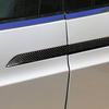 For Tesla Model X 2014-2026 Soft Carbon Fiber Car Exterior Door Handle Cover Trim Panel Sticker Car Protection Accessories