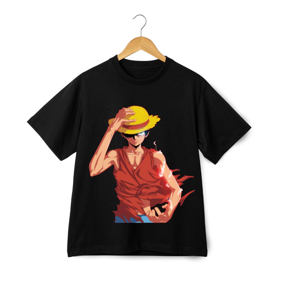 Luffy Gear Anime T-Shirt Mens Womens Tees Top - One Piece Straw Hat Pirate King Power Unisex Tee 2XL