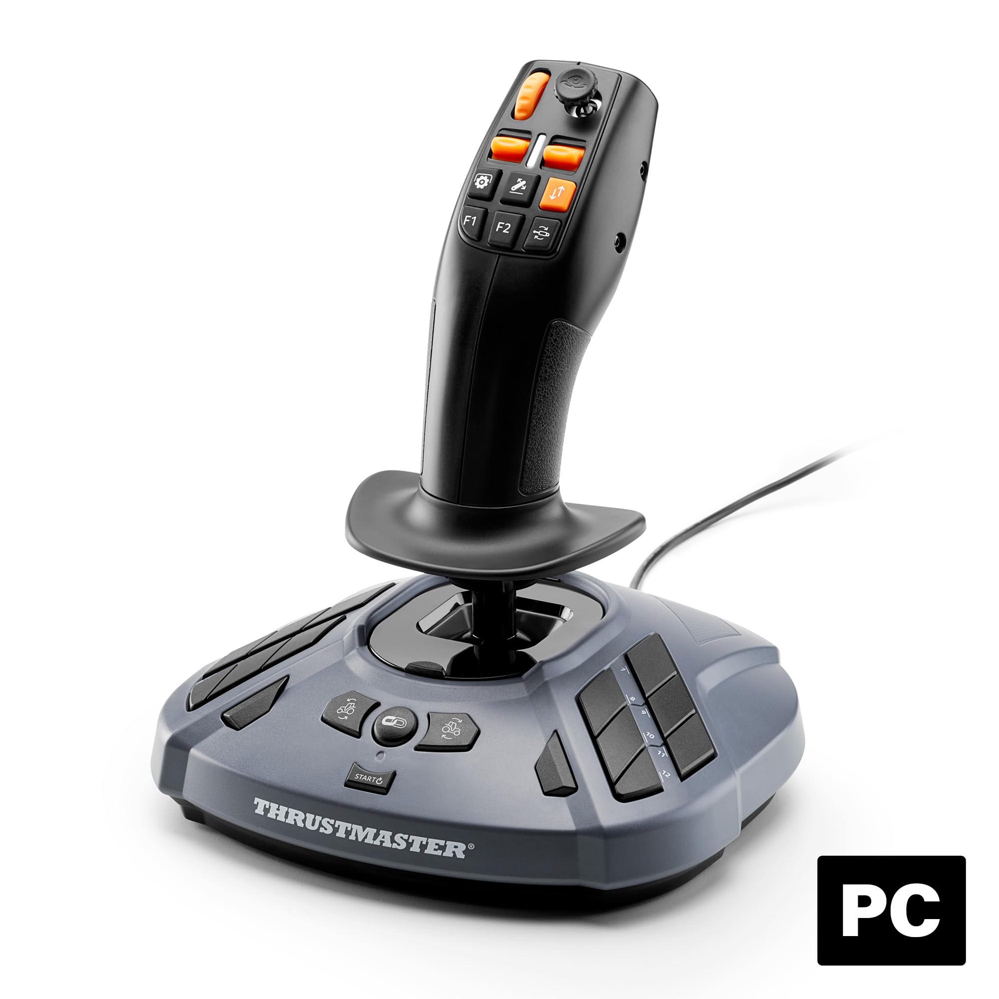 

Thrustmaster SimTask FarmStick для фермерського джойстика для ПК до 33 кнопок, сумісного з фермерським симулятором [] Багатокнопковий Thrustmaster