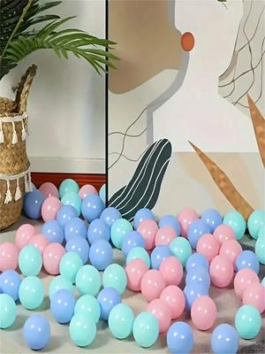 50Pcs Candy-Colored Ocean Balls, Environmentally Friendly and Non-Toxic Sphere, Suitable for Ball Pool Toys, Birthday Party Games and Swimming