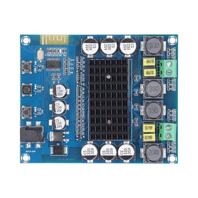 120W Dual Channel Power Amplifier Board Bluetooth Digital Sound Amplifier Module for Car Speakers