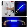 LED Stainless Steel Handrail For RV, Boat, Bathroom – Silver Finish, Blue Light, Sturdy Build, Secure Grip, Easy Installation