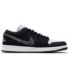 Jordan Air Jordan 1 Abrasion Resistant Low top Vintage Basketball Shoes Unisex Black White DC0774-101(Team734-2.0)