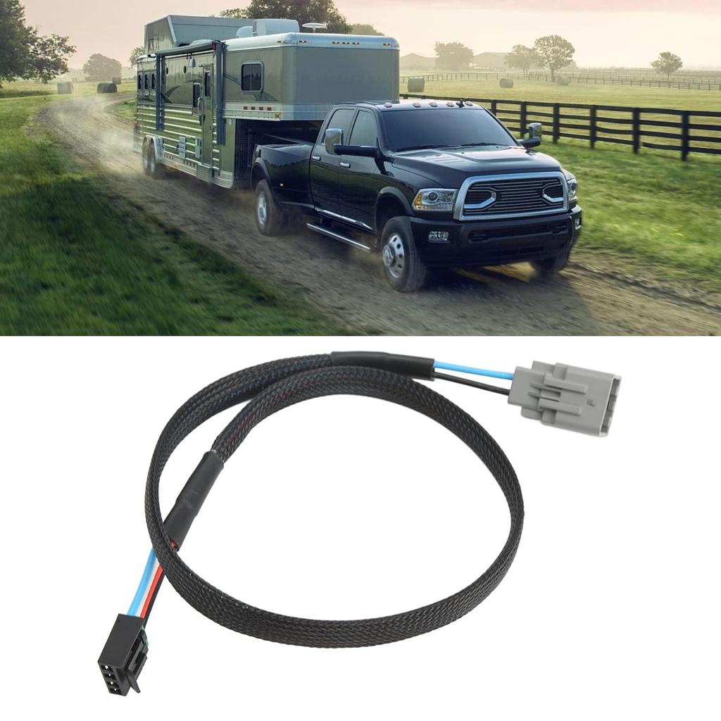 Brake Controller Wiring Harness Connector Adapter, Dodges Rams Pickup Trailer Brake Control Harness, 3024 P 31inch Trailer Power Brake Connector