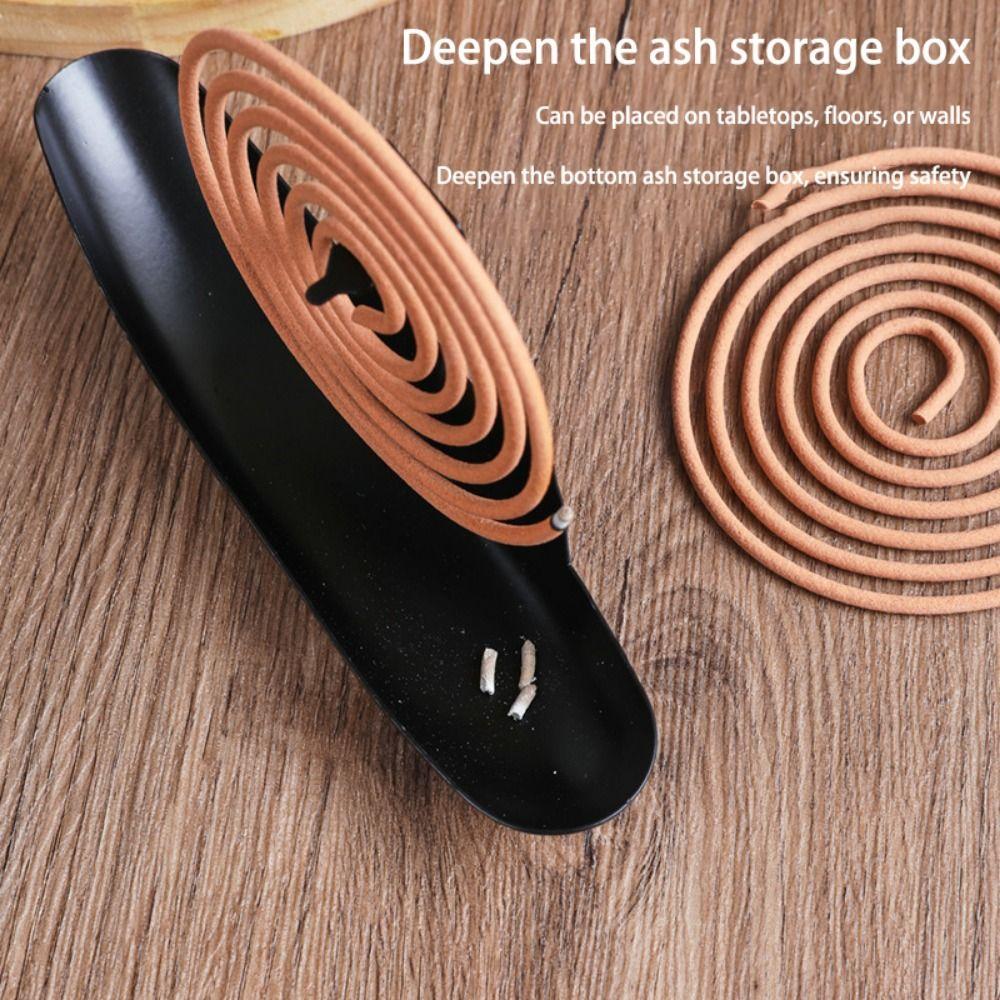 2 Pcs Self Standing Boat Incense Holder Decorative Mosquito Coil Rack  Bedroom
