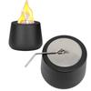 Tabletop Fire Pit Bowl Smokeless Burning Portable Black Table Top Fireplace Fire Bowl for Indoor Out