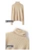 Lekasha Women's Pure Cashmere High Neck Jacquard Innerwear
