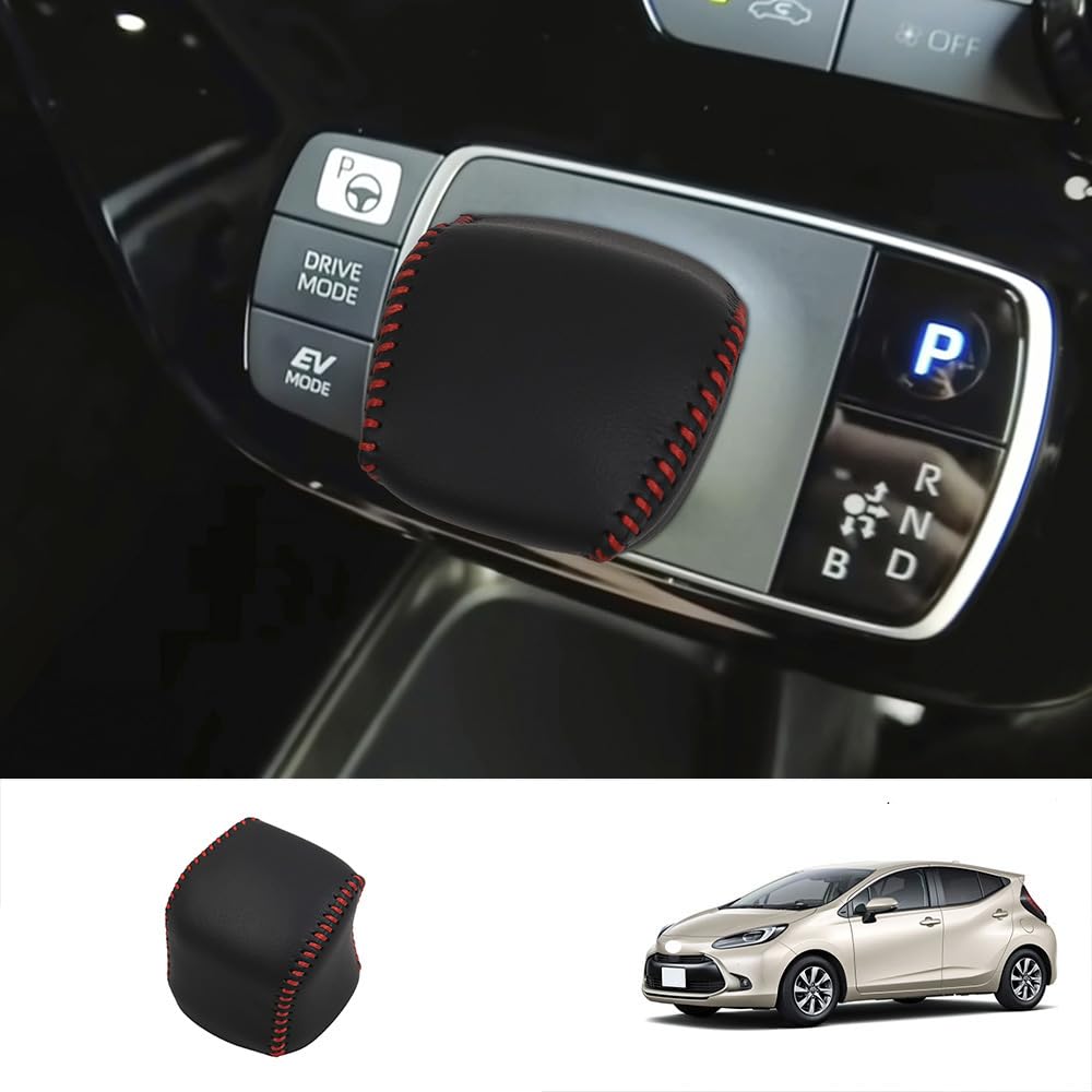 MEKOMEKO AQ-PD2B Toyota New Aqua Shift Knob Cover Shift Grip Cover Interior Parts Dress