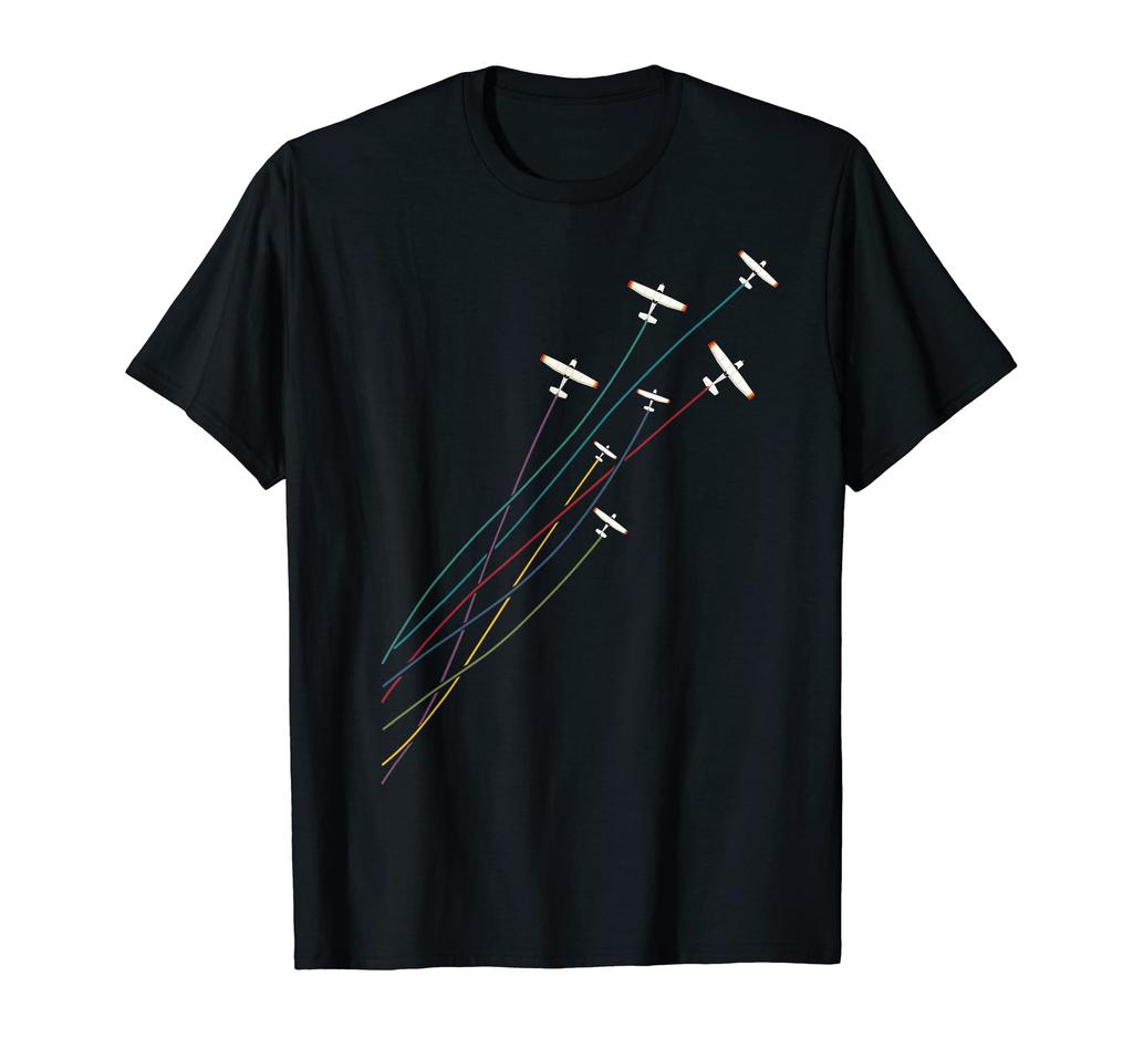 Pilot Vintage Flying Plane Airplane Pilot Birthday Gift T-Shirt