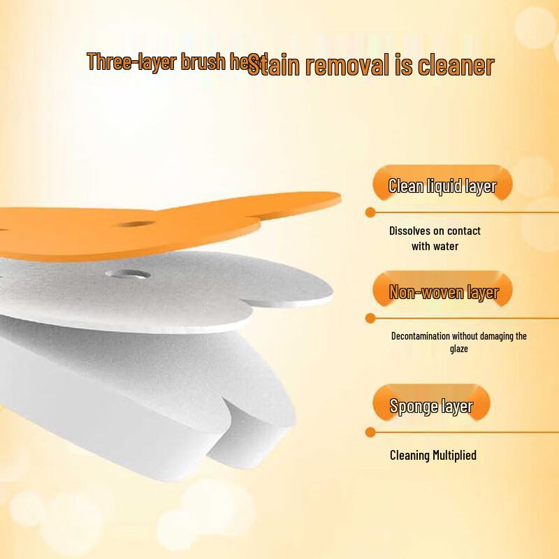 Miaojie Disposable Toilet Brush Refill Pads