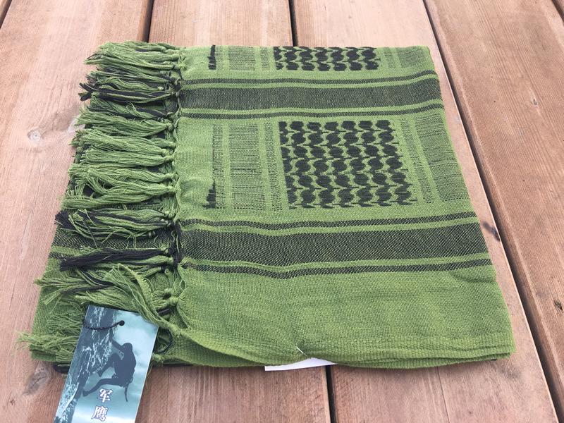Military Camouflage Tassel Scarf - Outdoor Arab Shawl, Headscarf for Spring & Summer