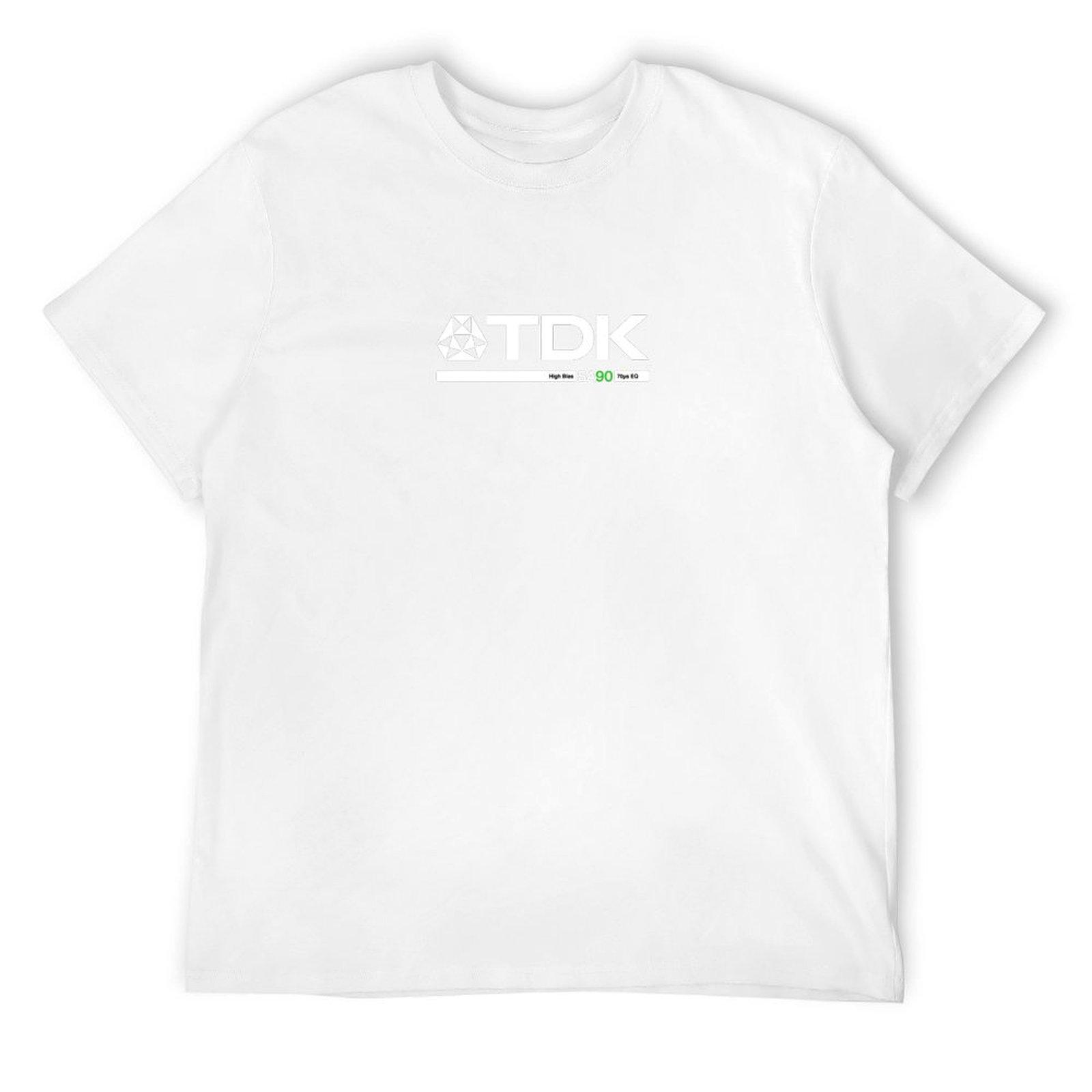 

Футболка з логотипом касети TDK SA-90 вінтажний одяг великі розміри топи компресійна сорочка чоловіча M