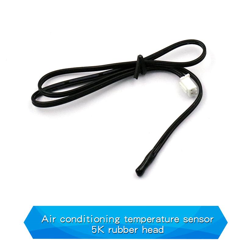 2PCS Air Conditioning Temperature Sensor 5K 10K 15K 20K 25K 50K 100K Conditioner Tube Sensor Rubber Head Copper Head
