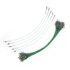 100PCS Fishing er Swivels Snap Anti Corroison Hard Steel Wire er for Saltwater 30cm /