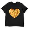 Fries Love T-Shirt Graphic Shirts Custom Shirt Fashion Shirts T-shirt Men