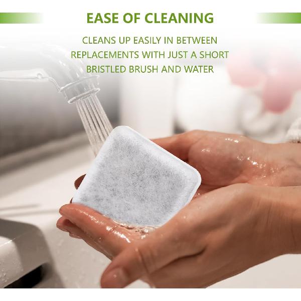 Pet Water Fountain Charcoal Replacement Filters Compatible with Petmate Replendish Mason Gravity Waterers, Automatic Cat Dog Water Bowl Dispenser