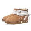 UGG CLASSIC MINI YDCC Sweetheart Xufeng Short Snow Boots Women's Chestnut 1016222-CHE(Team501-)
