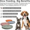 Silicone Pet Lick Mat with Suction Cups Slow Feeder Bowl for Dogs Cats Anxiety Relief Food Dispenser
